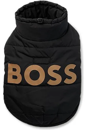 HUGO BOSS Gewatteerde hondenjas met contrastlogo