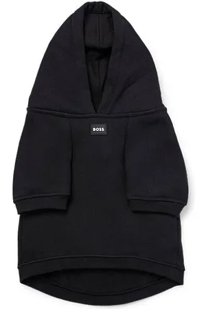 HUGO BOSS Hoodie voor honden in een katoenmix met contrasterend logo