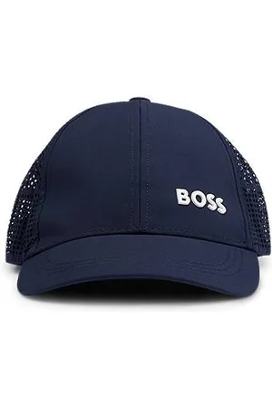 HUGO BOSS Kinderpet met logo en lasergesneden details
