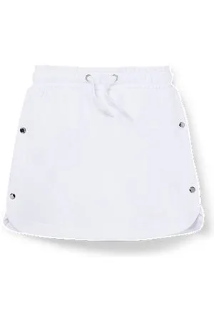 HUGO BOSS Kinderrok van katoen met drukknopen met gegraveerd logo