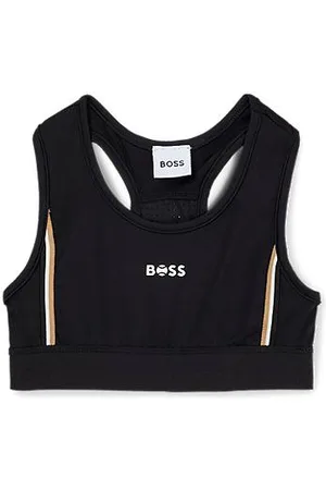 HUGO BOSS Sportbeha voor kinderen met kenmerkende strepen en logo