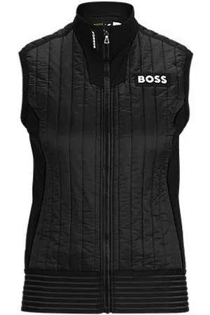 HUGO BOSS X ASSOS geïsoleerde bodywarmer van waterafstotend materiaal