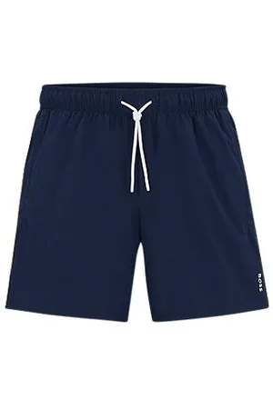 HUGO BOSS Zwemshort met kenmerkende streep en logo
