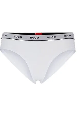 HUGO BOSS Set van drie slips van stretchkatoen met logotailleband
