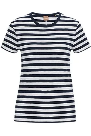 HUGO BOSS Gestreept T-shirt van slubkatoen