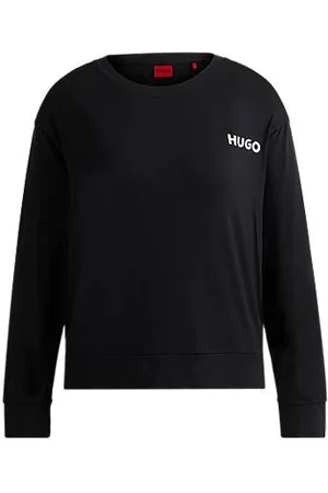 HUGO BOSS Relaxed-fit pyjamashirt met logoprint