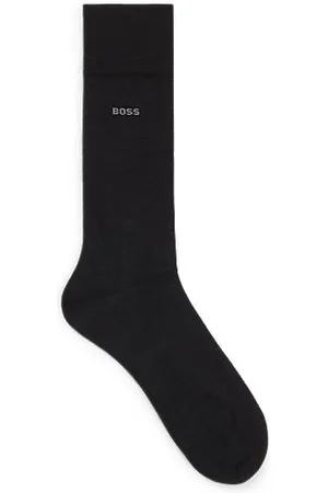 HUGO BOSS Logosokken met normale lengte van gekamde stretchkatoen
