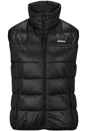 HUGO BOSS Lichte, waterafstotende bodywarmer met vulling en logo