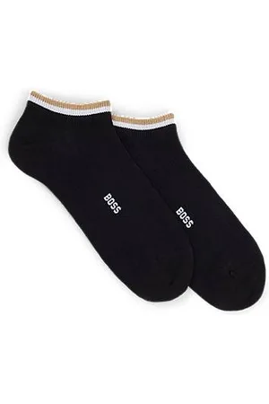 HUGO BOSS Set van twee paar enkelsokken met kenmerkend gestreepte boorden