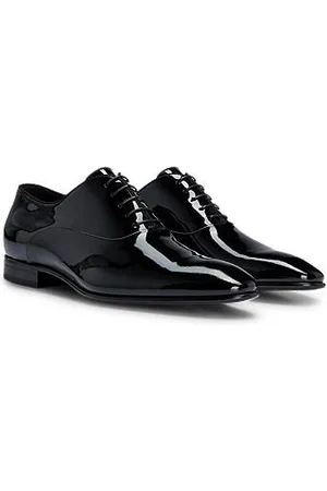 HUGO BOSS Oxford-schoenen van lakleer met een puntige vorm