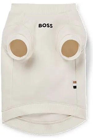 HUGO BOSS Hondenshirt met logo van een katoenmix