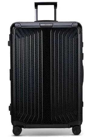 HUGO BOSS | Samsonite-koffer van geanodiseerd aluminium met monogrammen, voor ruimbagage
