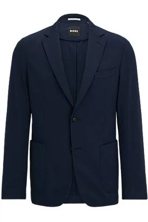 HUGO BOSS Slim-fit colbert van hoogwaardige stretchjersey