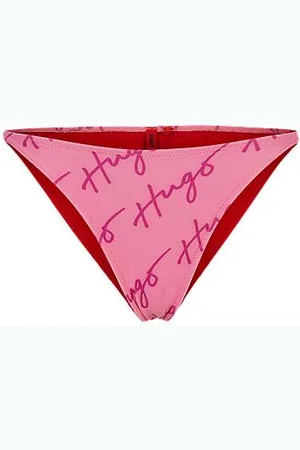 HUGO BOSS Sneldrogend bikinibroekje met handgeschreven logo’s
