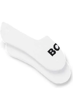 HUGO BOSS Set van twee paar onzichtbare sokken van een katoenmix