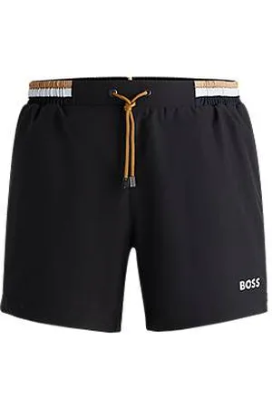 HUGO BOSS Zwemshorts van ripstopmateriaal met contrastlogo