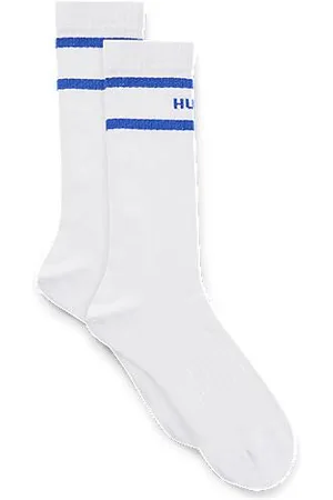 HUGO BOSS Twee paar kniehoge sokken met strepen