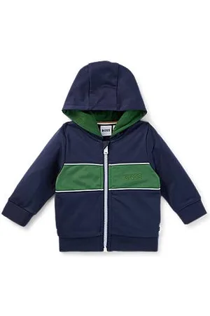 HUGO BOSS Kinderhoodie met rits en logostiksel