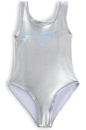 HUGO BOSS Kinderbadpak met metallic logo en spiegeleffect