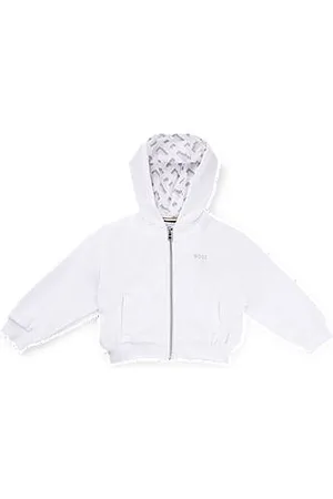 HUGO BOSS Kinderhoodie van fleece met kenmerkende details