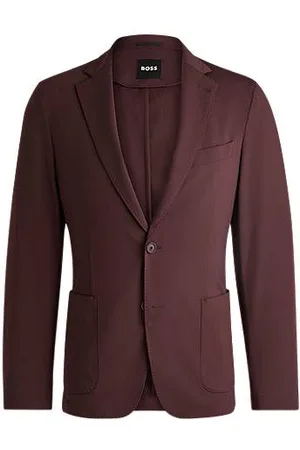 HUGO BOSS Slim-fit colbert van hoogwaardige stretchjersey