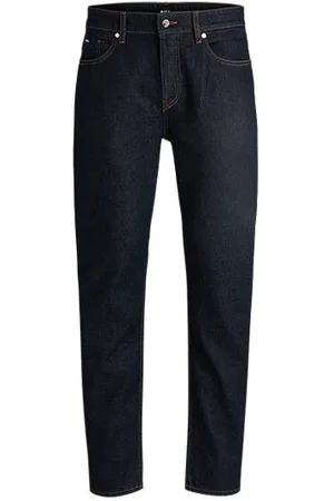 HUGO BOSS Regular-fit Maine-jeans van comfortabel blauw stretchdenim
