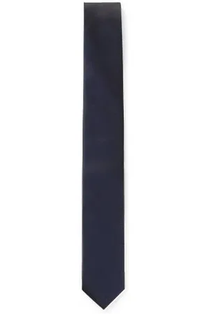 HUGO BOSS Stropdas van een zijdemix met een effen weefpatroon