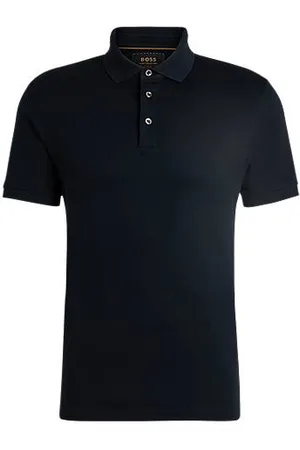 HUGO BOSS Regular-fit polo van gemerceriseerde Italiaanse katoen