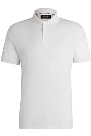 HUGO BOSS Regular-fit polo van gemerceriseerde Italiaanse katoen