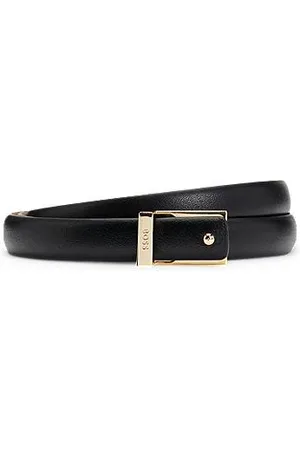 HUGO BOSS Riem van Italiaans leer met logolus
