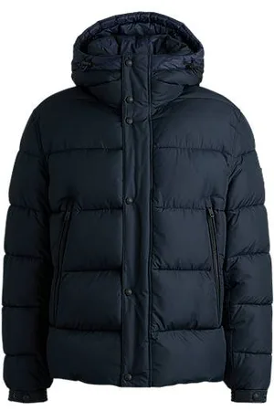 HUGO BOSS Regular-fit pufferjack van waterafstotend materiaal