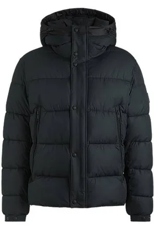 HUGO BOSS Regular-fit pufferjack van waterafstotend materiaal