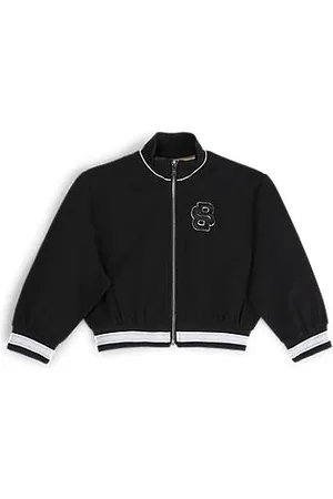 HUGO BOSS Kindervest met rits en Double B-monogram