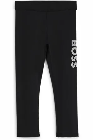 HUGO BOSS Kinderlegging met zilverkleurig verticaal logo