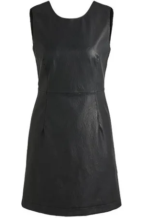 HUGO BOSS Shiftdress van zacht imitatieleer