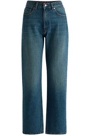 HUGO BOSS Relaxed-fit jeans van comfortabel stretchdenim