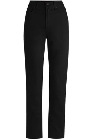 HUGO BOSS Slim-fit jeans van stay-black stretchdenim