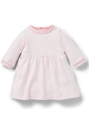 HUGO BOSS Katoenen babyjurkje met print in een cadeaubox