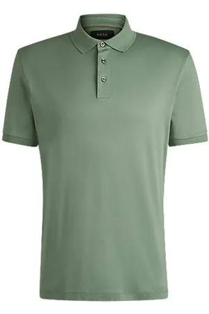 HUGO BOSS Regular-fit polo van gemerceriseerde Italiaanse katoen