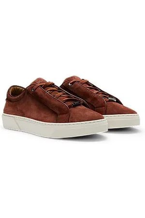 HUGO BOSS Lage Gary-sneakers van suède