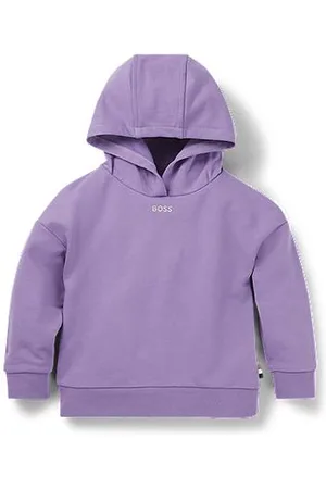 HUGO BOSS Oversized-fit kinderhoodie met logostiksel