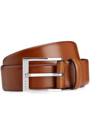 HUGO BOSS In Italië vervaardigde riem met logogesp