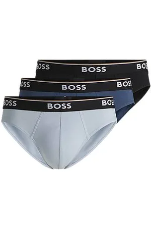 HUGO BOSS Set van drie slips van stretchkatoen met logotailleband