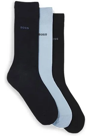 HUGO BOSS Set van drie paar sokken van een katoenmix in standaardlengte