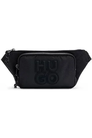 HUGO BOSS Heuptas met rits en tweedelig logo