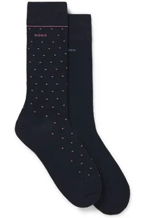 HUGO BOSS Set van twee paar sokken in standaardlengte met logo’s