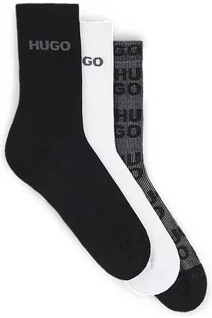 HUGO BOSS Set van drie paar korte logosokken