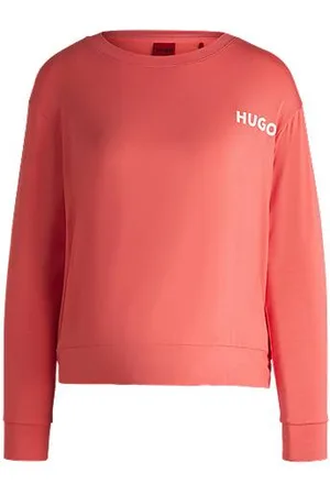 HUGO BOSS Relaxed-fit pyjamashirt met logoprint