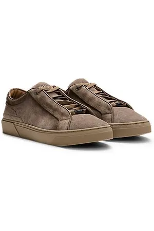 HUGO BOSS Lage Gary-sneakers van suède