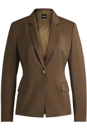 HUGO BOSS Slim-fit blazer van scheerwol